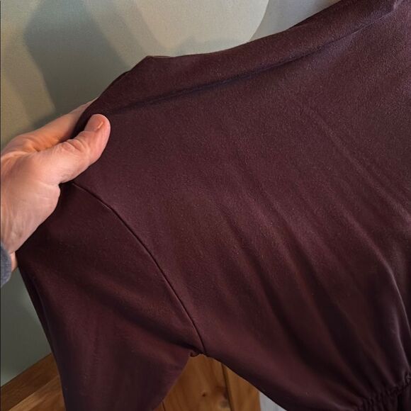 Garnet Hill Red Maxi Dress with pockets!!!!! And tapered elastic waist - Picture 10 of 12